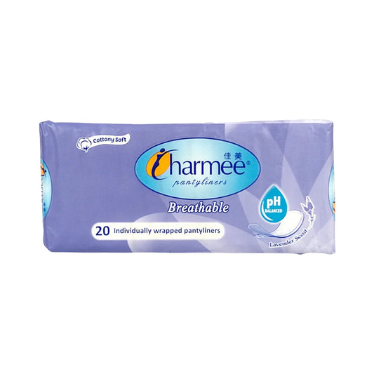 Charmee Pantyliner Breathable Lavender 20s