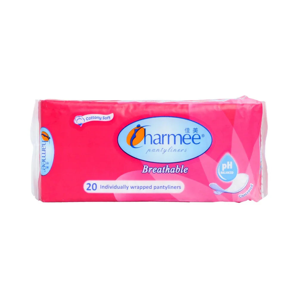 Charmee Pantyliner Breathable Unscented 20s