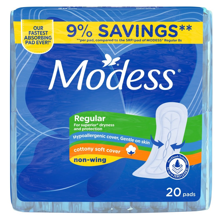 Modess Cottony Soft Non-Wing Sanitary Napkins 20S