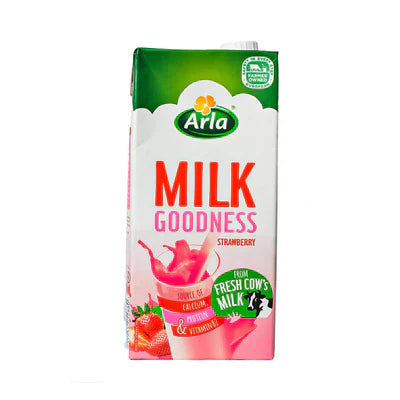 Arla Milk Goodness Strawberry 1L