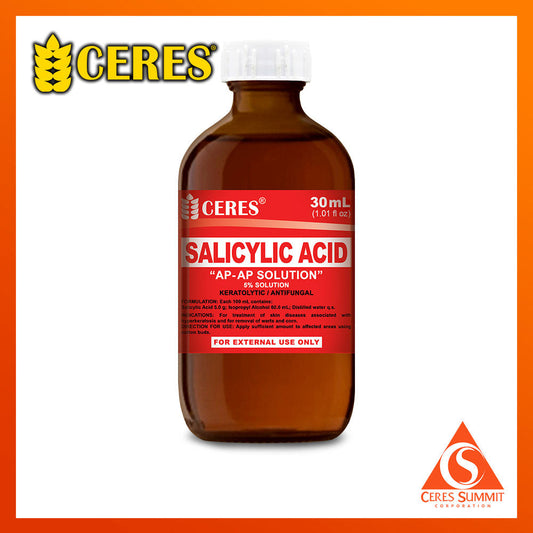 Ceres Salicylic Acid (5% Ap-Ap Solution) 30ml