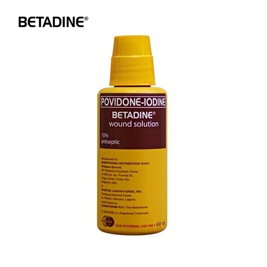 BETADINE® (Povidone-Iodine) Wound Solution 60mL