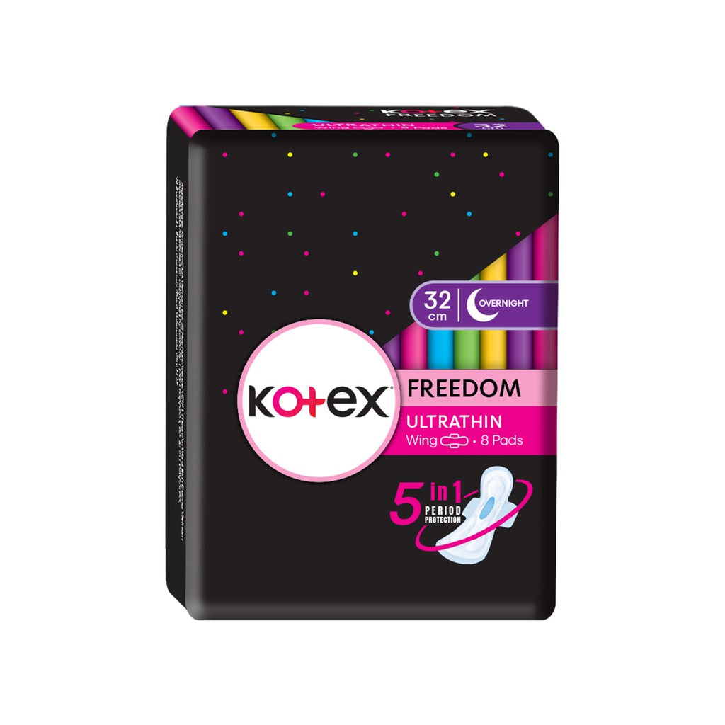 Kotex Freedom Ultrathin Sanitary Napkins 32cm 8 Pads