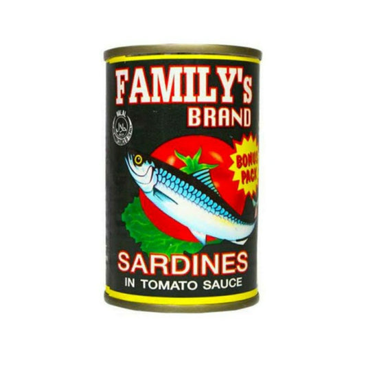 Family's brand Sardines in Natural Sauce 155grams