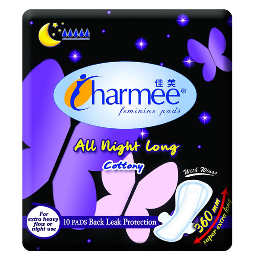 Charmee All-Night Long Cottony 10's