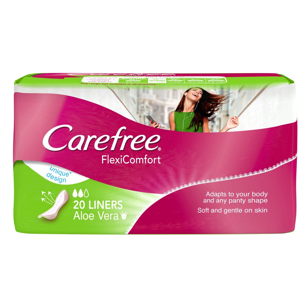 Carefree Pantyliners Flexicomfort Aloe Vera 20s