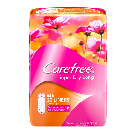 Carefree Pantyliners Super Dry Long 20s