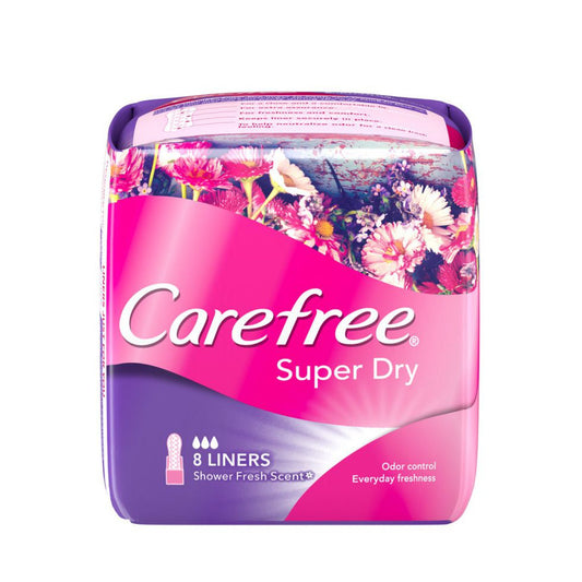 Carefree Pantyliners Super Dry 8s