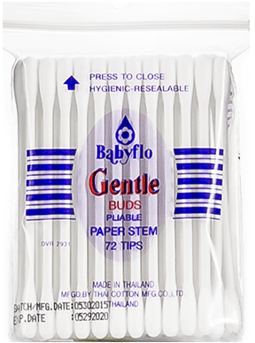 Babyflo Gentle Buds Paper 72 Tips